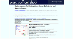 Desktop Screenshot of heilpraktikerkartei.de
